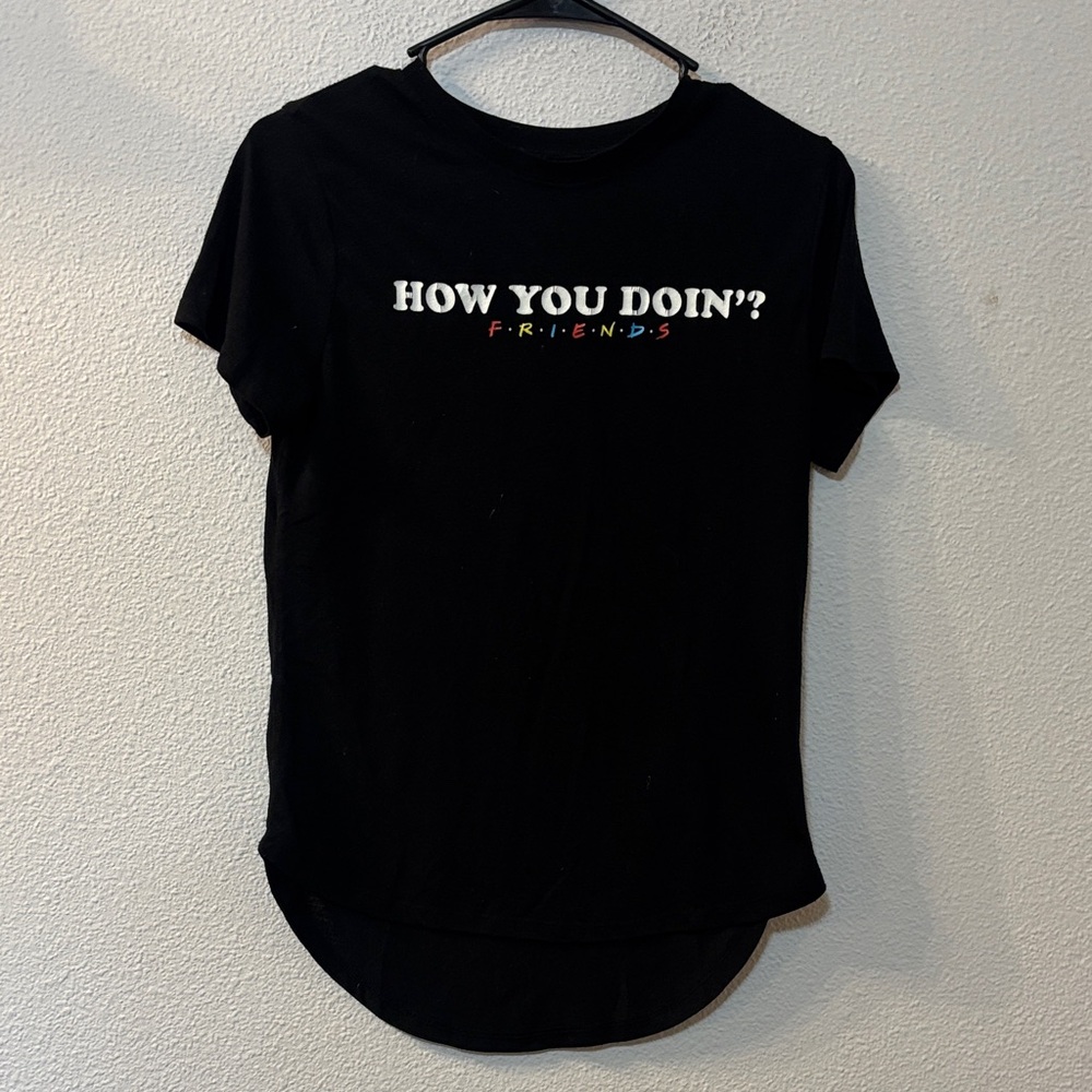 FRIENDS Black Graphic Tee